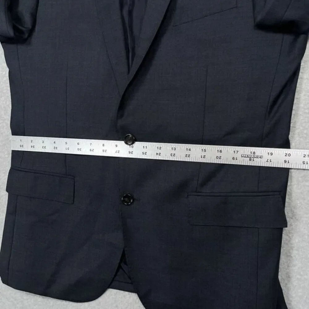 J.‎ Crew Ludlow Tollegno 1900 Blazer Size 42R Blue 100% Wool Sport Coat *FLAW